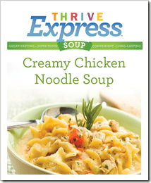 Creamy chicken noodle soup