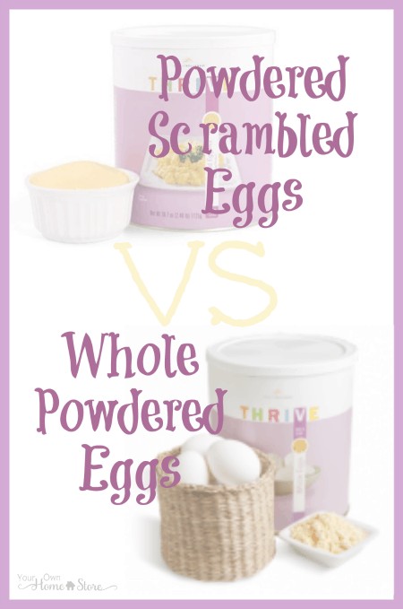 Powdered scrambled eggs are extra tasty, but are they worth the extra cost over whole powdered eggs? Well, it depends...
