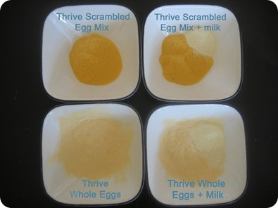THRIVE Scrambled vs Whole Eggs1