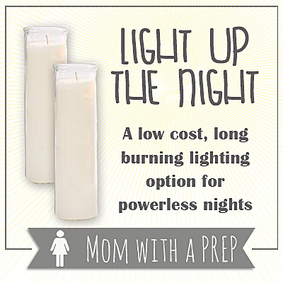 Light up your powerless, dark nights with this inexpensive prep item from Dollar Tree