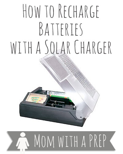 Mom with a PREP | A solar rechargers for all those rechargeable batteries you have! Here's a review!
