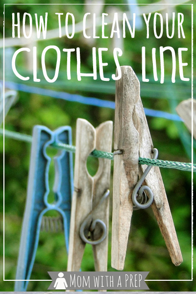The weather is nice, it's time to start hanging out your clothes for the season to dry. But your clothesline is filthy!! Here are some tips to get it cleaned up for your freshly washed clothes!