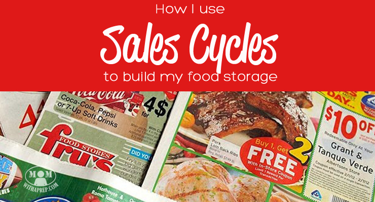 When you're shopping for foods for your family, don't you always wish you could plan ahead a little and know when stuff was going to be on sale? Well, you totally can with knowing your sales cycles! And you can build your PREPared pantry while you're doing it!