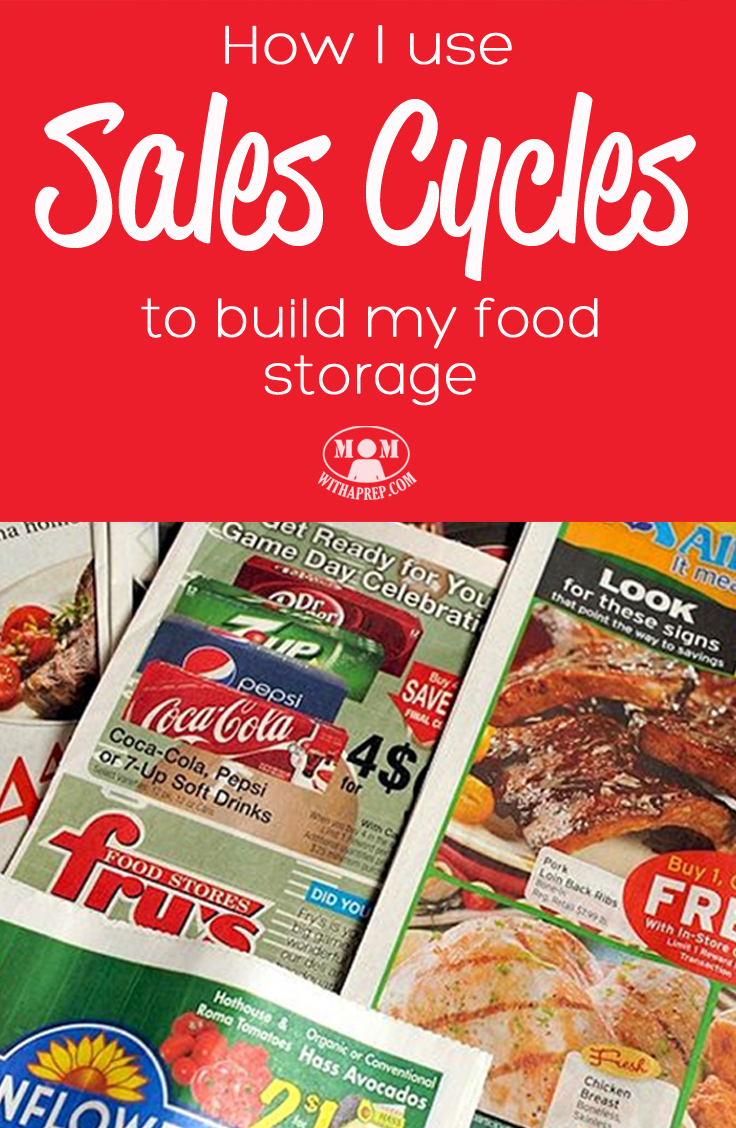 When you're shopping for foods for your family, don't you always wish you could plan ahead a little and know when stuff was going to be on sale? Well, you totally can with knowing your sales cycles! And you can build your PREPared pantry while you're doing it!