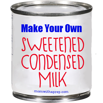 How to Make Your Own Sweetened Condensed Milk {Mom with a Prep}