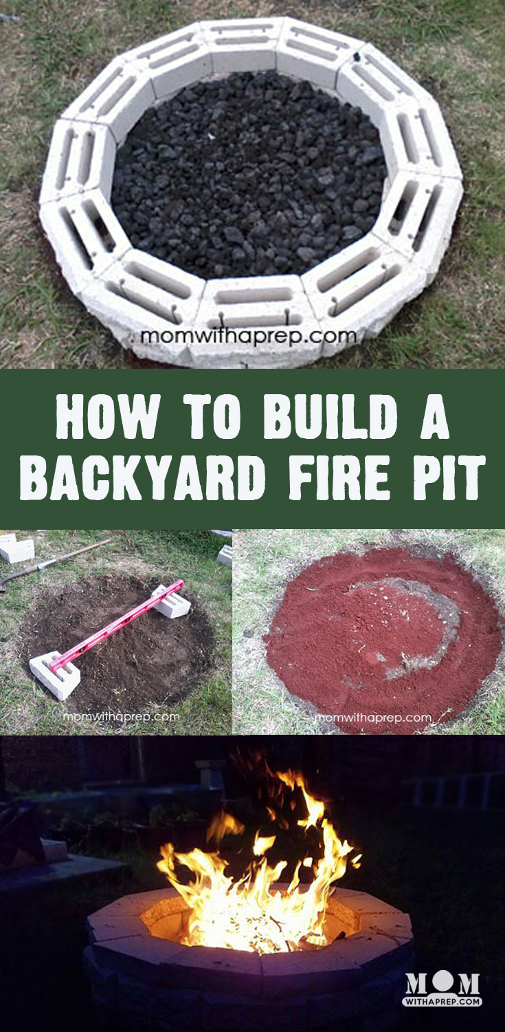 Build a fire pit in your backyard for summer evenings full of memories ... and survival skills!