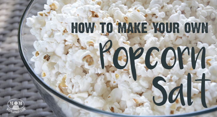 Make You Own Popcorn Salt