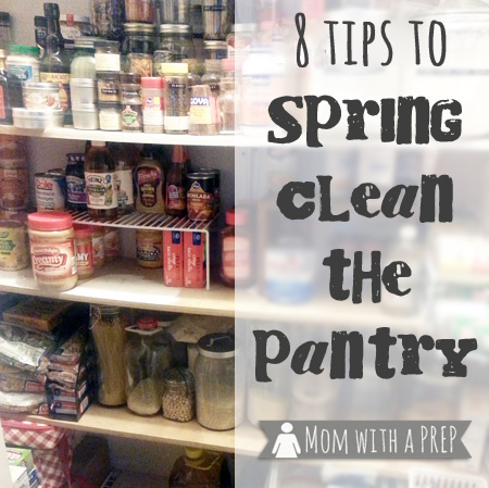 It's time to Spring Clean that Pantry! Yep, it's time to clean, take stock of your food storage, and begin to SEE what you have in your pantry. Really, it won't hurt much! >>> Mom with a PREP” width=”450″ height=”449″></p>
<p>Today, I’d finally had it. I was done trying to find the food I’d just purchased, tired of finding dust everywhere, tired of seeing foods not in their proper places, and just tired of looking at what was once a pretty organized pantry but now was a huge mess.</p>
<p><img decoding=