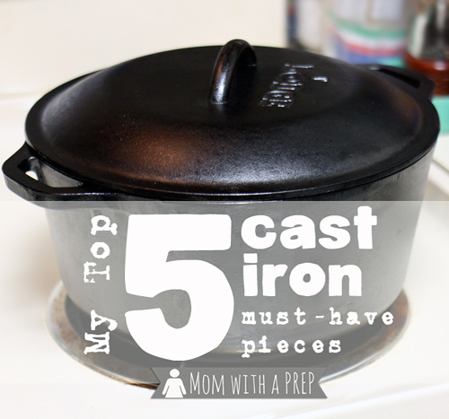 5 must have cast iron pieces for any PREPared kitchen from MomwithaPREP.com