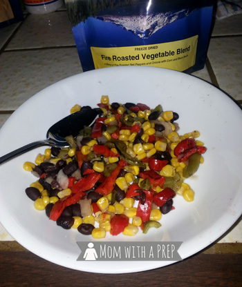 Mom witha PREP | Mountain House Fire Roasted Vegetable Blend Review from "How to Use Mountain House Freeze-Dried Pouches"