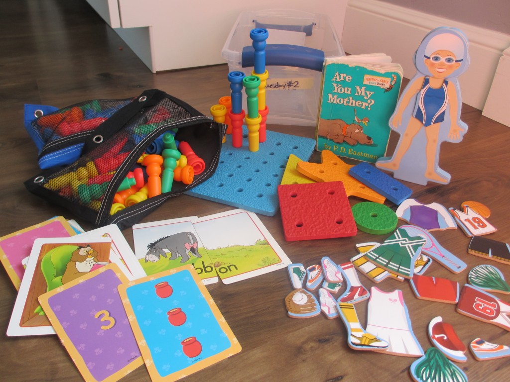toys and games in my quiet time box