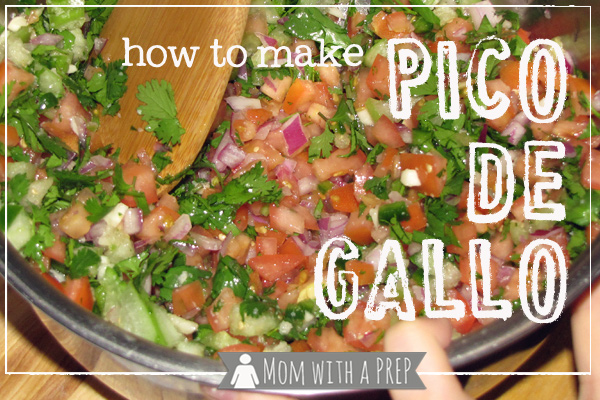 Mom with a PREP | Taking advantage of your garden bounty with Pico de Gallo. You've got to give it a try-o. Even if you're from Ohi-o