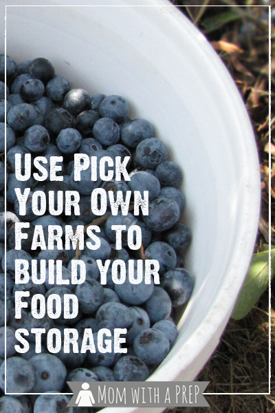 Even if you don't have a fully stocked garden producing all of your food needs for the year, you can take advantage of Pick Your Own Farms to bring fresh produce into your house to preserve and build your food storage!