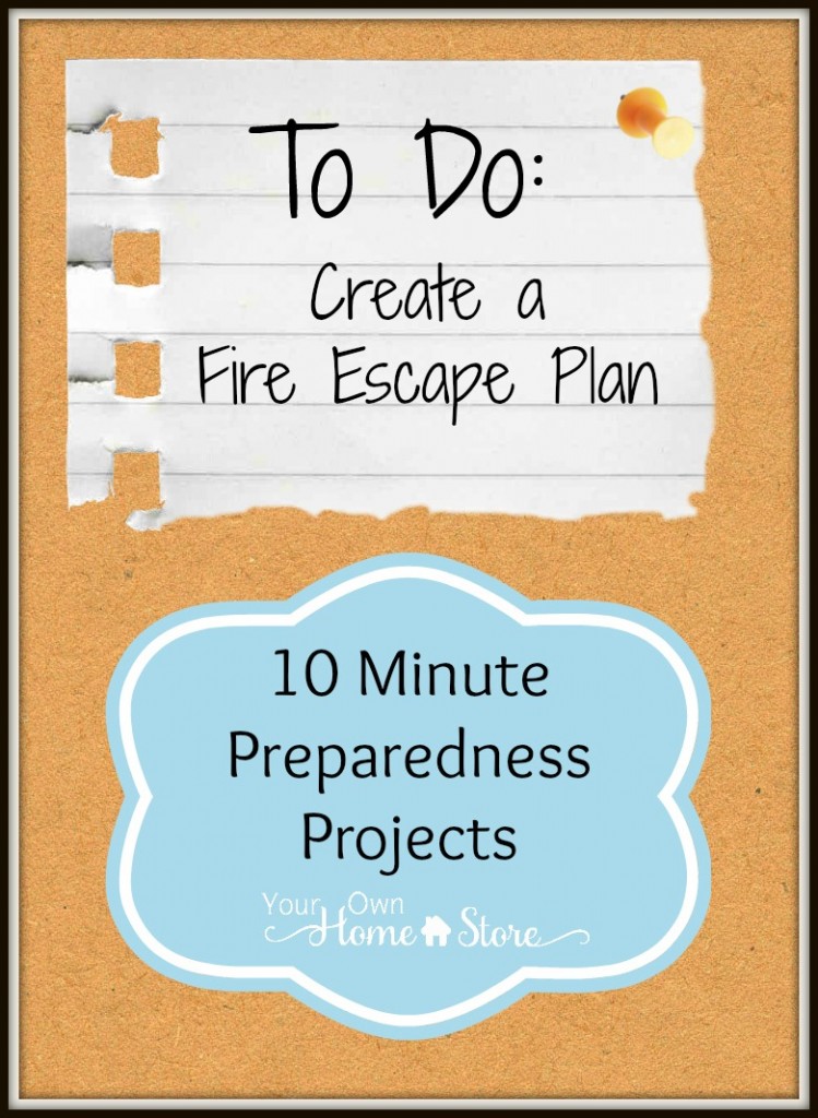 Take 10 minutes to create a fire escape plan for your family TODAY! https://simplefamilypreparedness.com/fire-escape-plan/