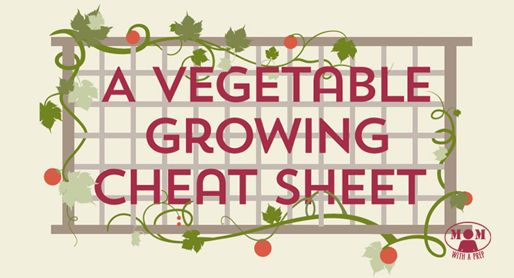 Mom with a PREP | A vegetable growing / planting cheat sheet. 
