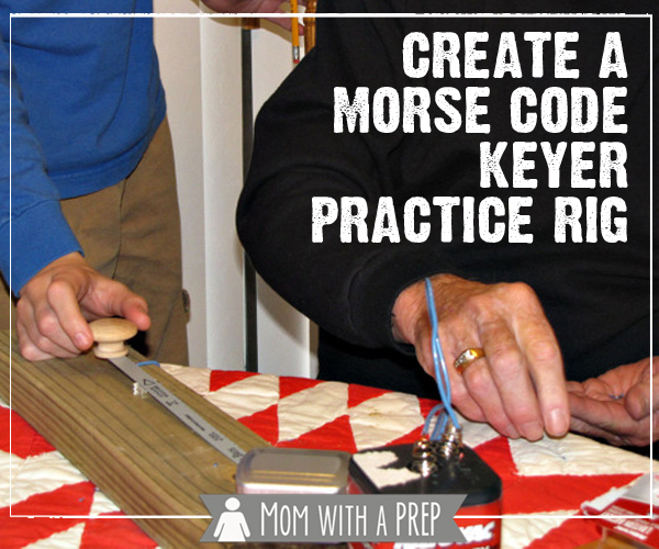 Wanting to learn Morse Code with the kids for your HAM license? Create your own Morse Code Key Switch Rig (Practice Oscillator) along with Mom with a PREP