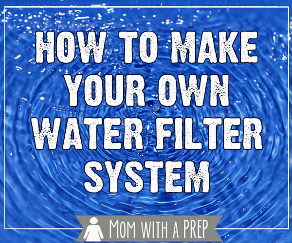The big name water filter systems are expensive, but there is a way to make one yourself for a fraction of the cost!