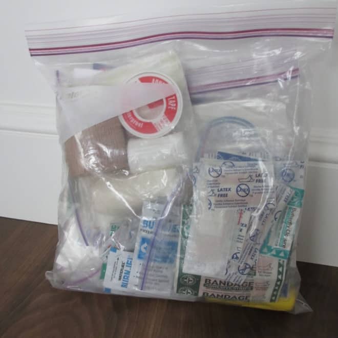 72-hour kits first aid kit