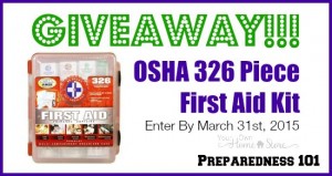 First Aid Kit Giveaway