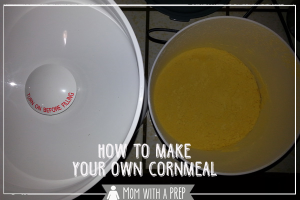 You can make nutritious and whole grained meals and flours without having to buy them from a grocery store! Grind your own! How to make your own Cornmeal from Dehdyrated Corn and/or Popcorn from Mom with a PREP!