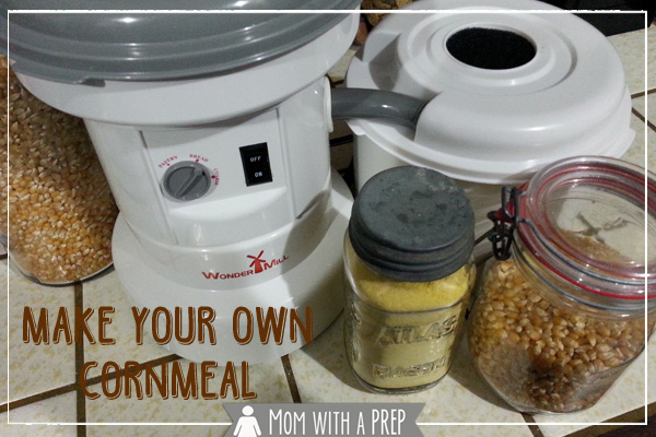 You can make nutritious and whole grained meals and flours without having to buy them from a grocery store! Grind your own! How to make your own Cornmeal from Dehdyrated Corn and/or Popcorn from Mom with a PREP!