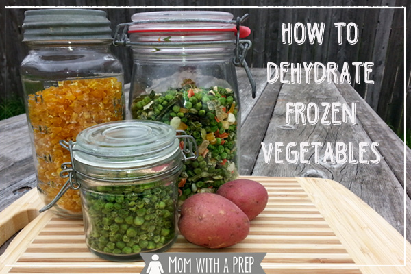dehydrate frozen vegetables