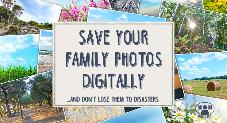 Your photo memories are precious, and you shouldn't worry about losing them to a natural weather disaster or evacuation. Learn to save them digitally to preserve a digital copy for your Family Emergency Binder. Mom with a PREP shows you all the options!