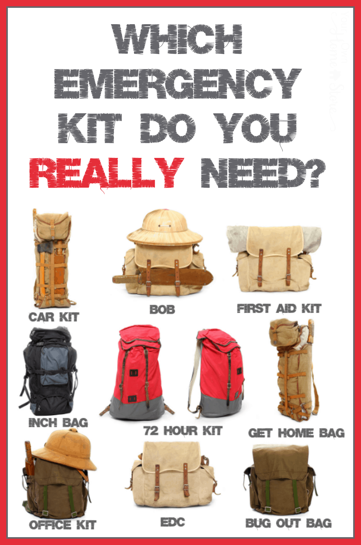 Which Emergency Kit Bag s Do You REALLY Need Simple Family 