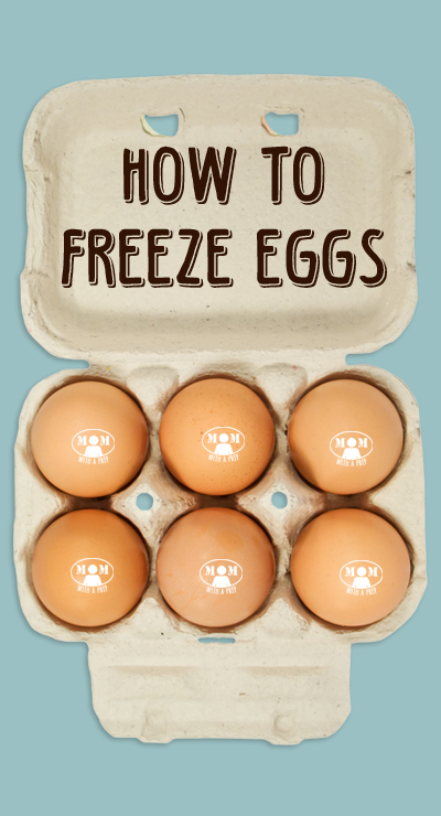 Did you know that you can actually freeze eggs? Seriously! There are a few ways that may work for you, it just takes a little trial and error to determine the best way for your needs. Find out how @ Momwithaprep.com
