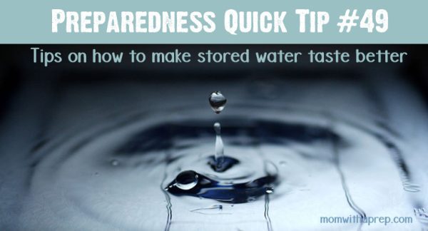 There's nothing like getting a glass of water from your stored water and having it taste 'funny'. Here are some tips to help make your stored water taste better.