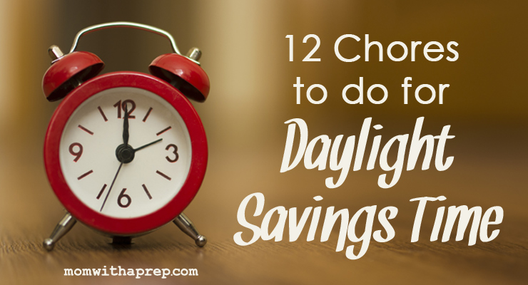 Daylight Savings Time, whether it's beginning or ending, is a great time to track those twice a month chores you need to take care of! Get the checklist here!