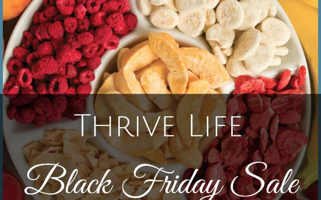 The Thrive Life Black Friday Sale 2016