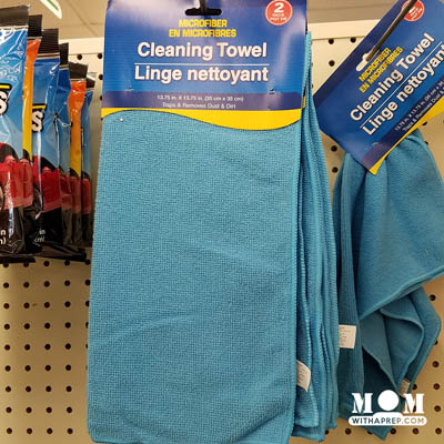 Microfiber Towels for Prepping Dollar Tree