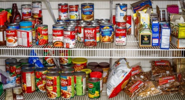 stockpiling emergency rations including canned goods and more