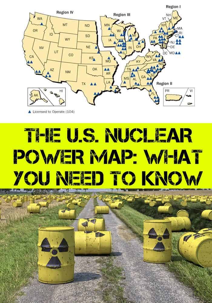 us nuclear map pinterest