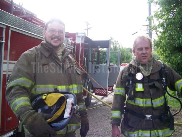 firefighters wearing Nomex hoods