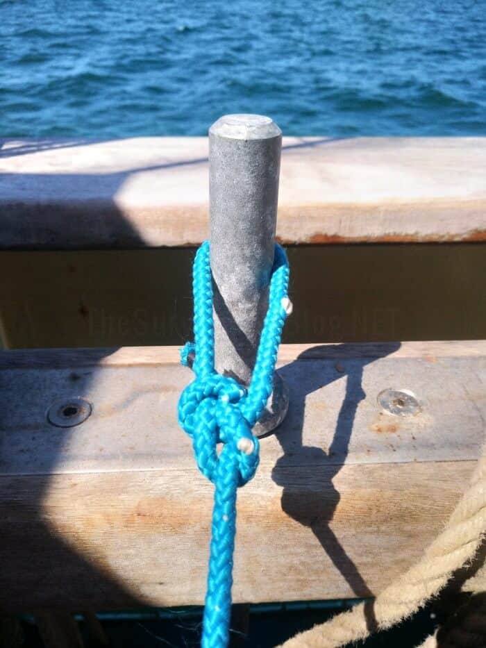 bad choice for an end loop knot