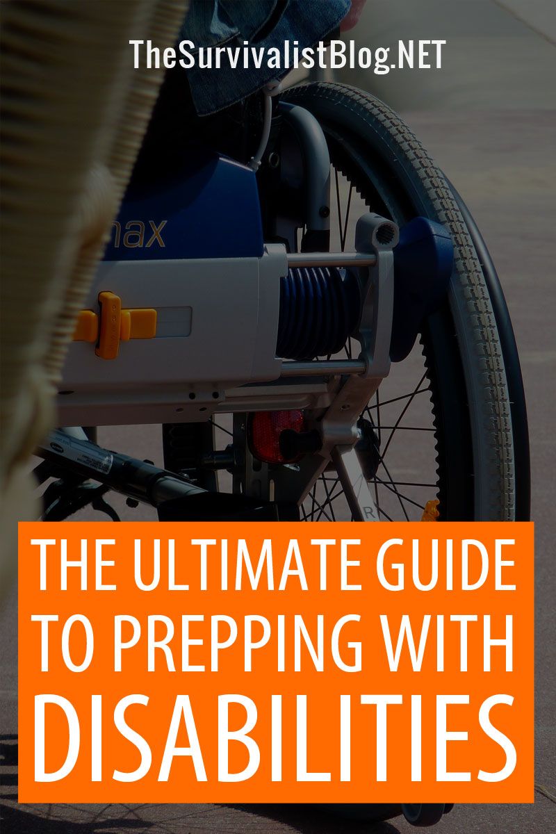 prepping with disabilities Pinterest