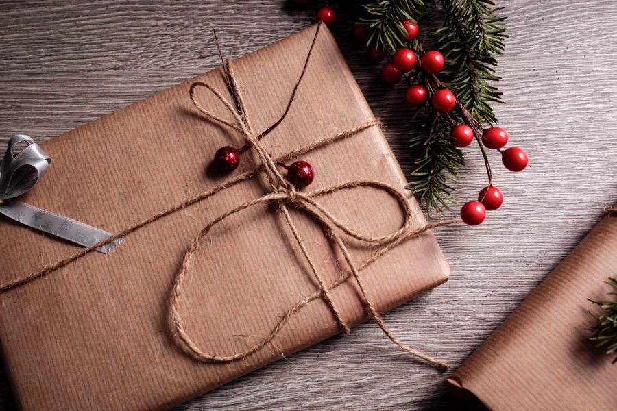 gifts wrapped in brown paper for preppers