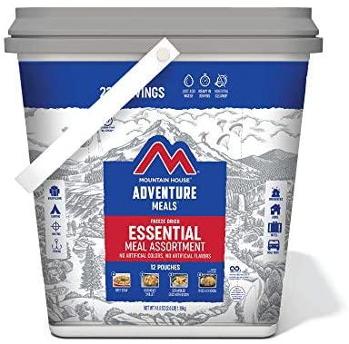 Mountain House Essential Bucket -  One of the Best Freeze Dried Food