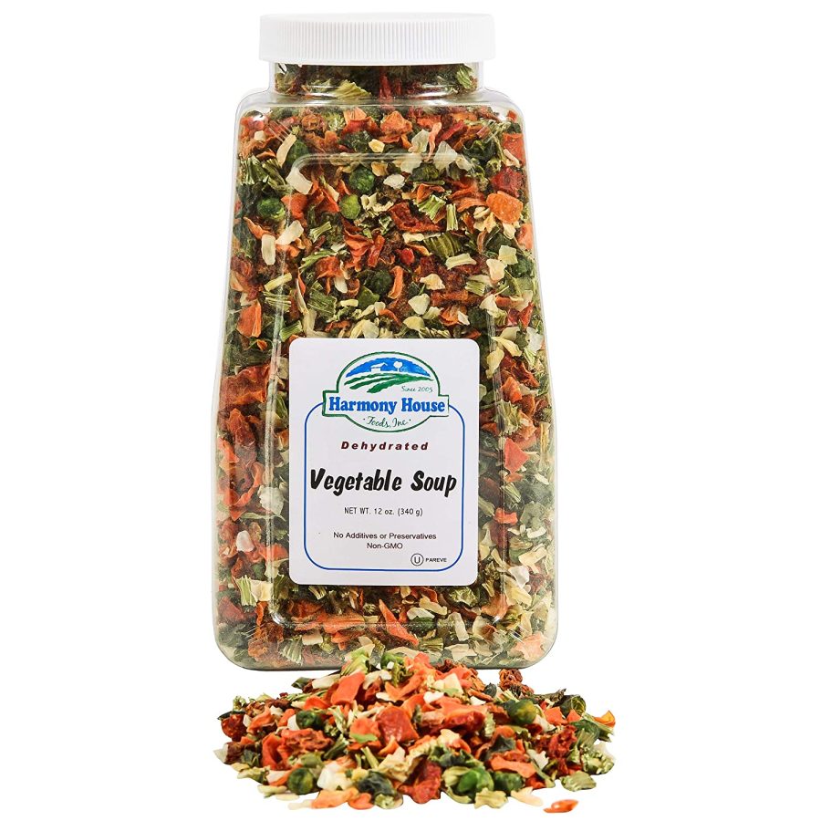 Premium Vegetable Soup Mix - Dehydrated - one of the best freeze-dried food for backpacking