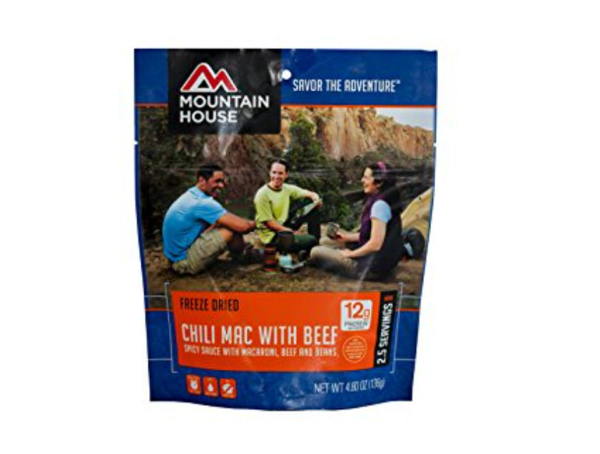 Mountain House Chili Mac with Beef - one of the best freeze-dried food in 2022