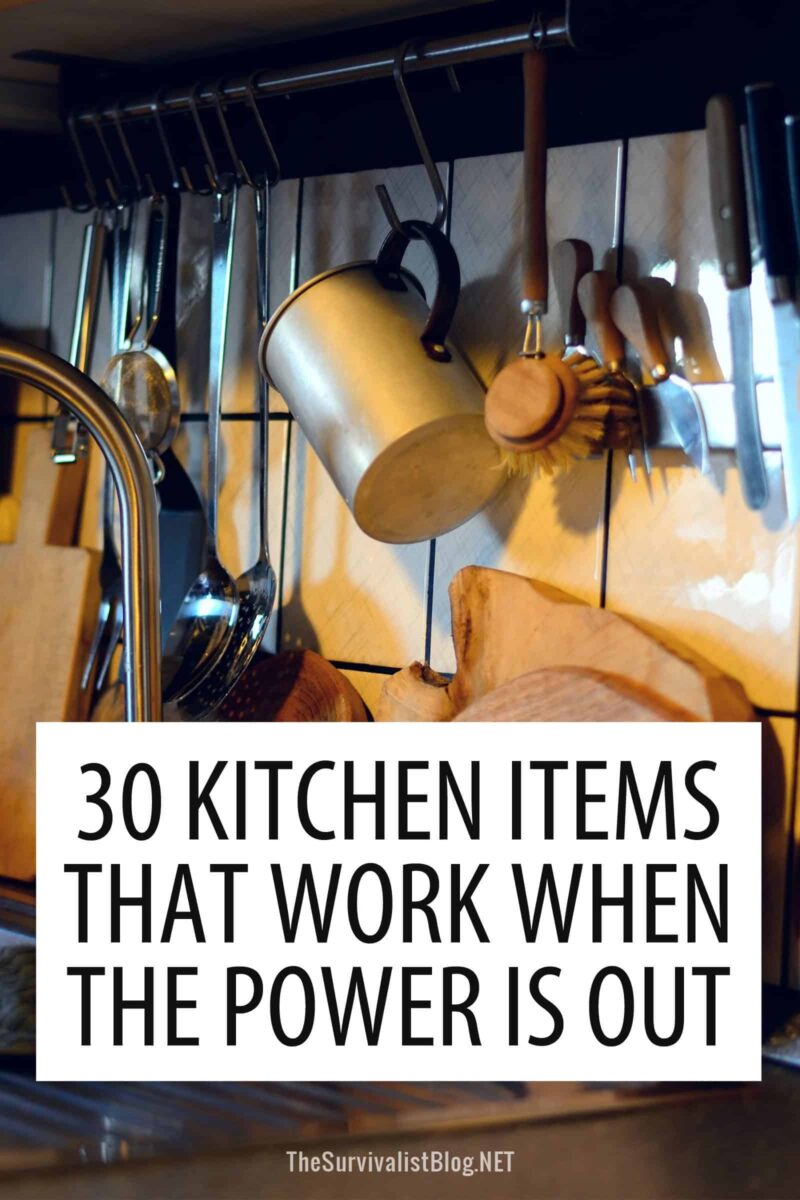 non-electric kitchen items pin image