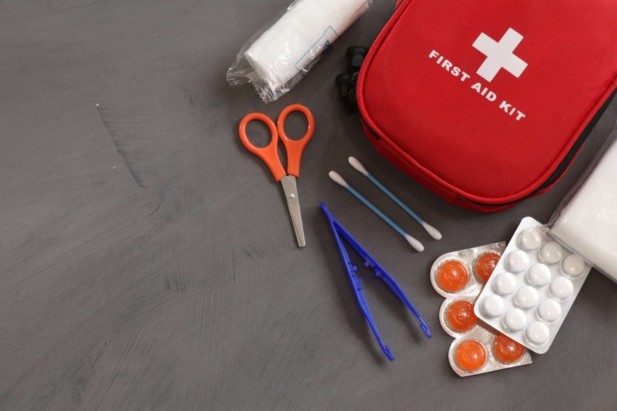 First Aid Kit for an Emergency