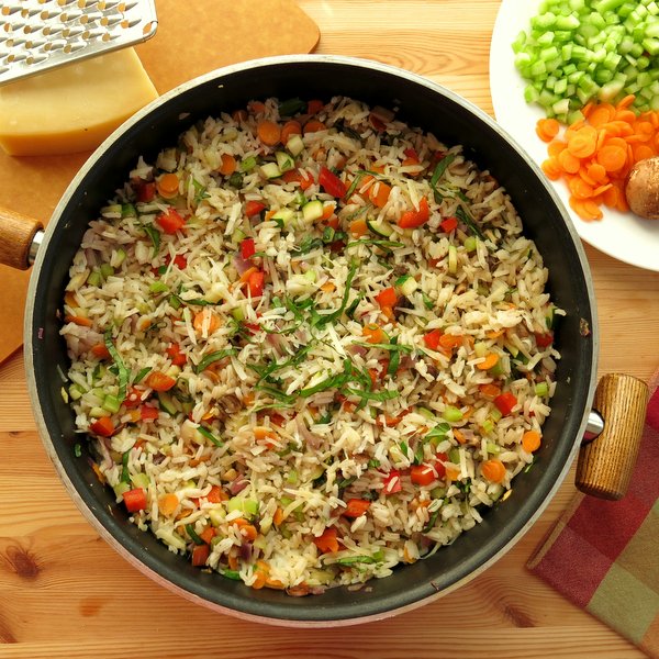 Vegetable Pilaf, one of rice cooker recipes