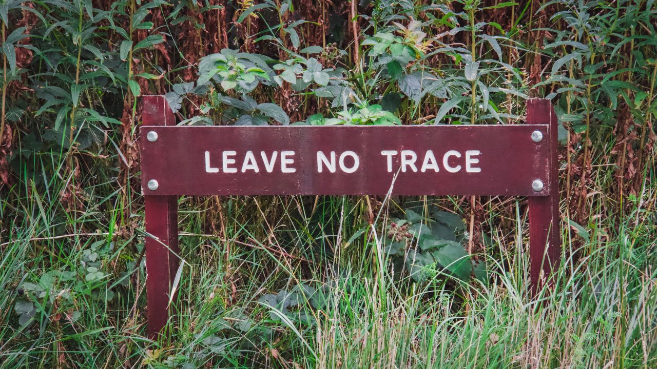 Leave No Trace Sign