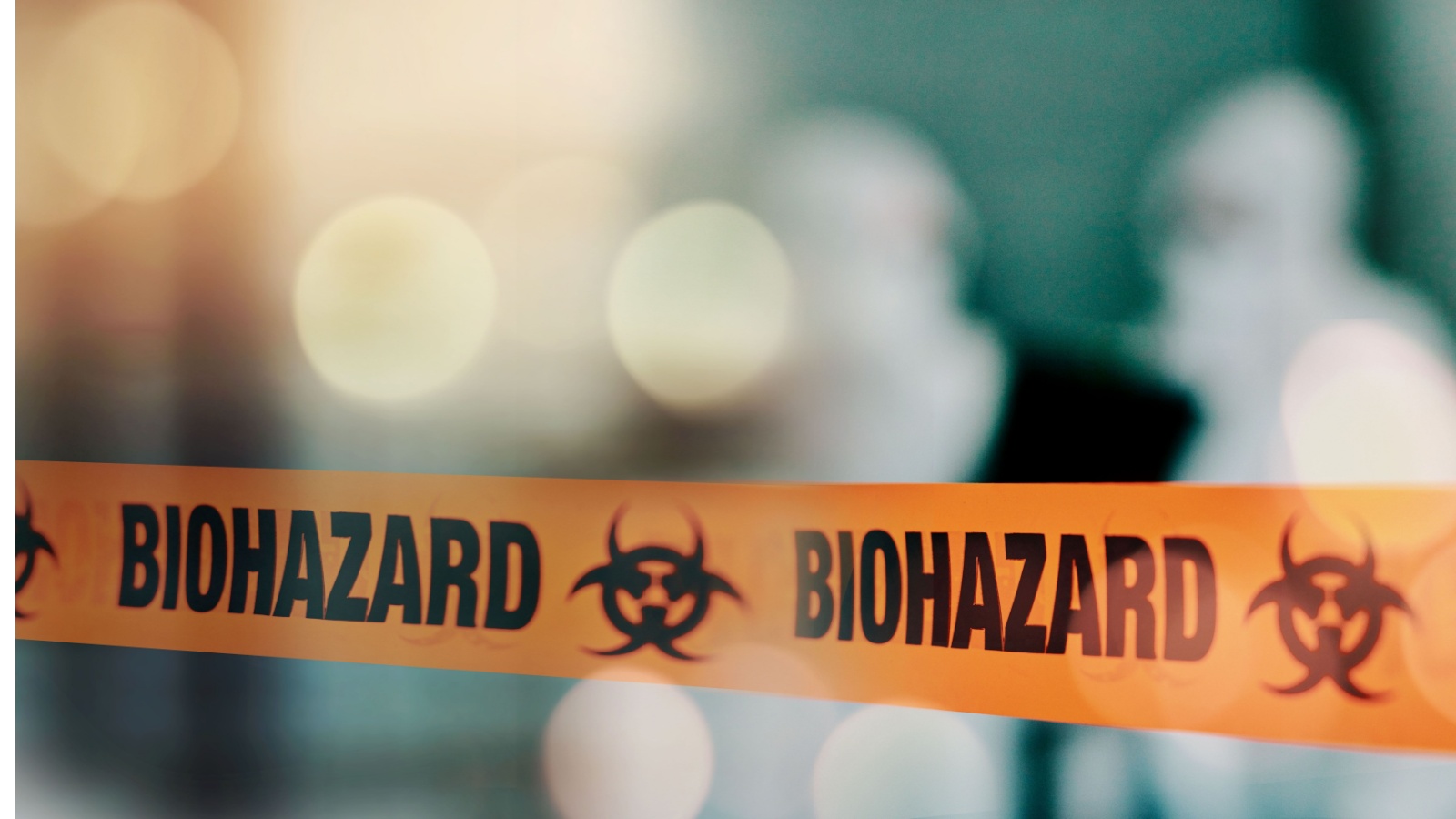 Biohazard symbol sign of biological threat alert,