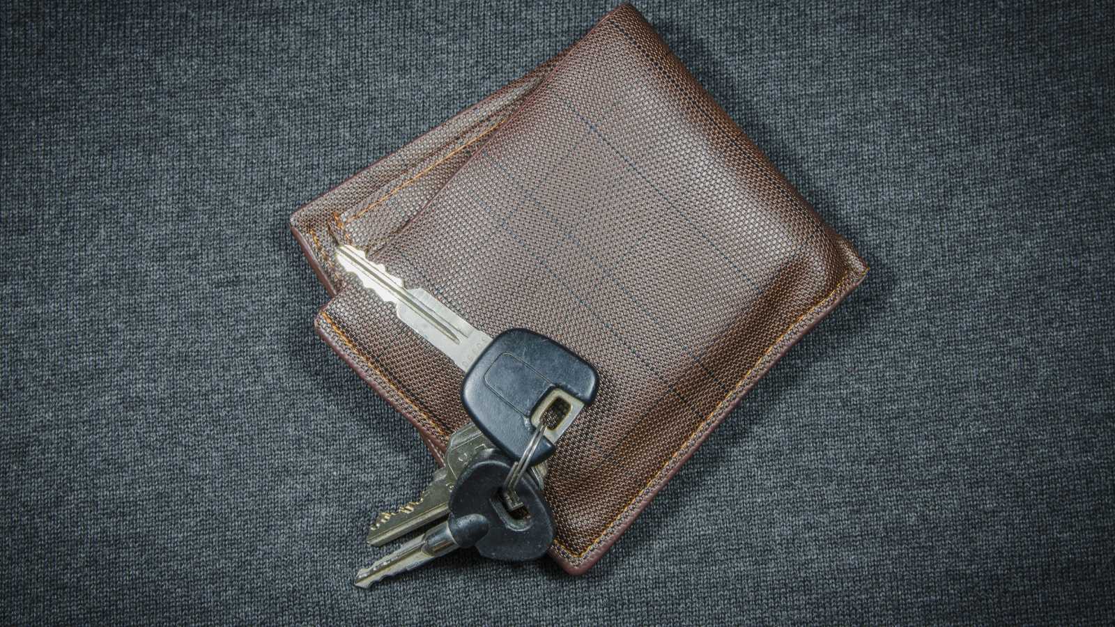 Car Key in wallet