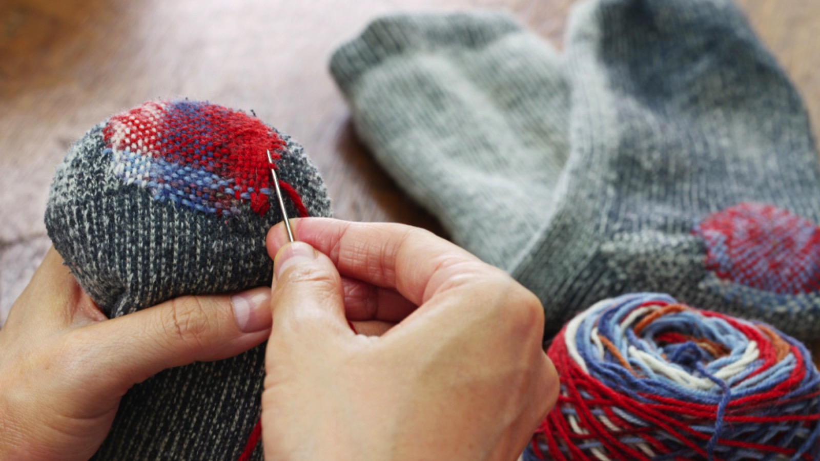 Darning Socks