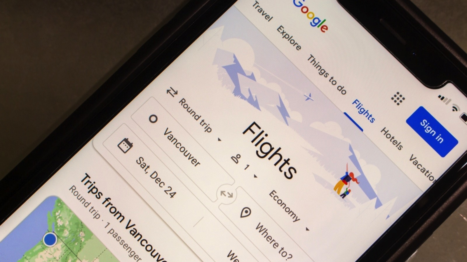 Google flights